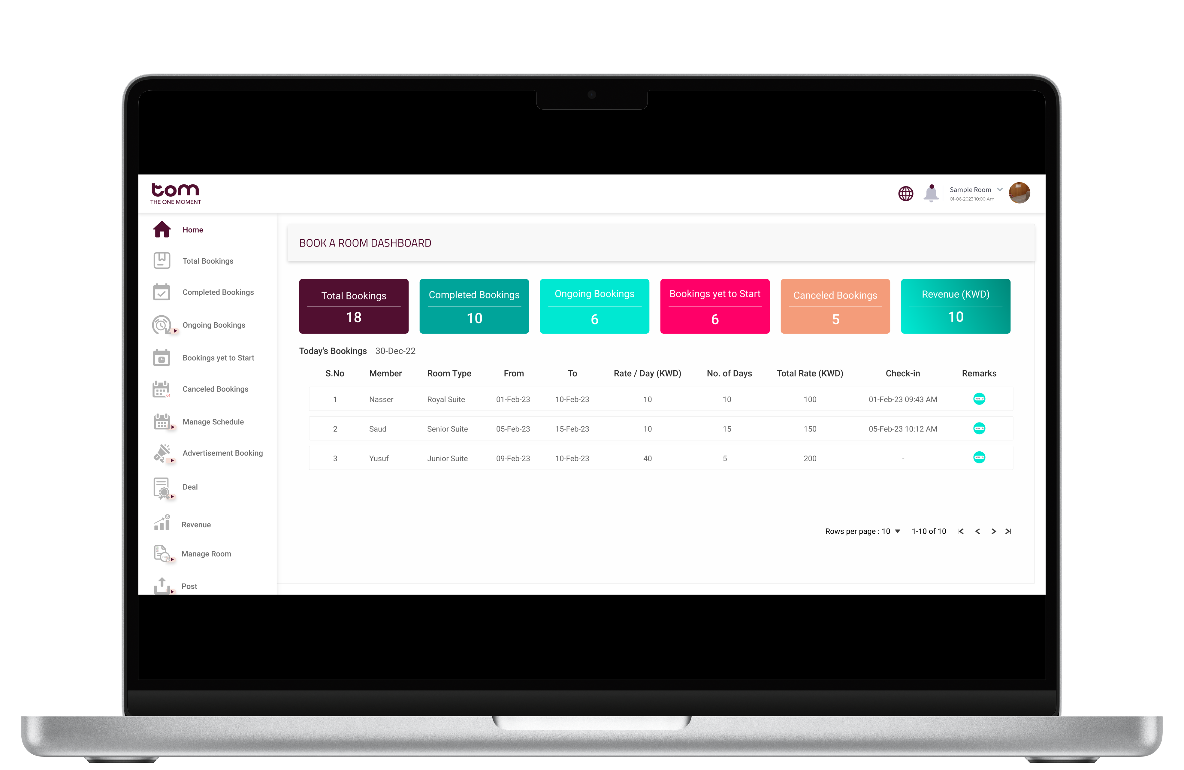Room Booking Platform